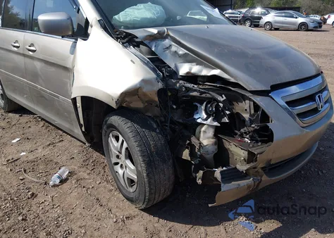 2005 Honda Odyssey Ex-L from USA, damaged, VIN 5FNRL38745B063208